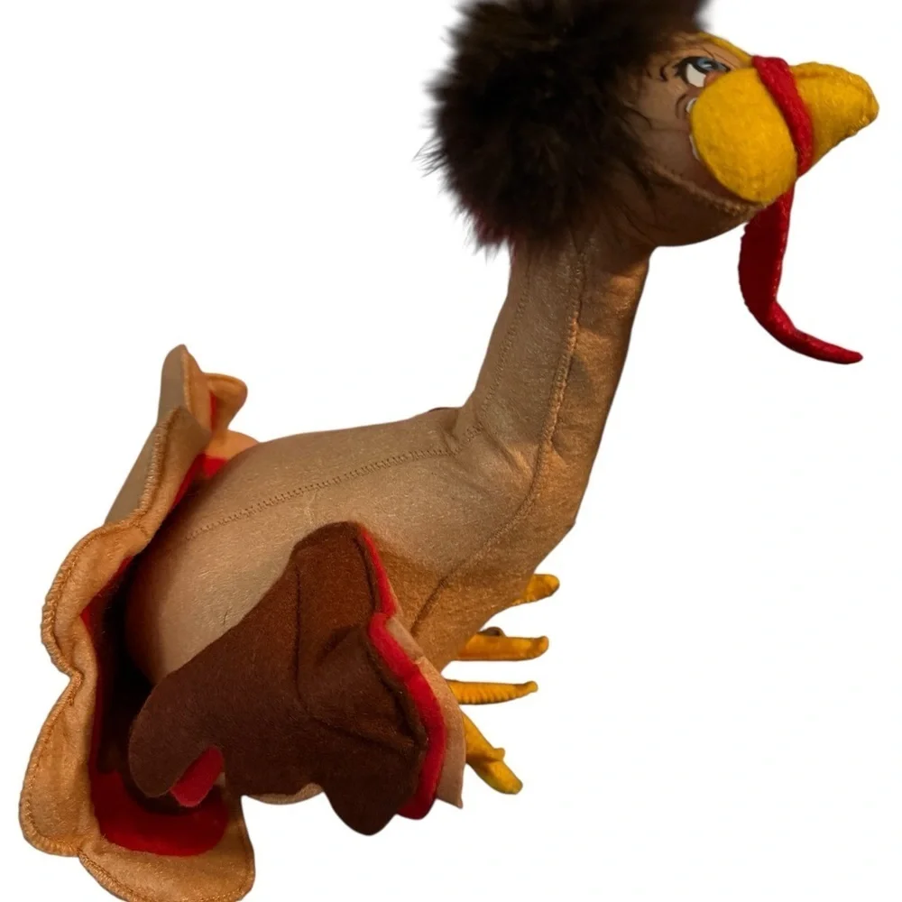 🦃 Annalee 2017 9” Thanksgiving Turkey Felt Figurine – Excellent Condition